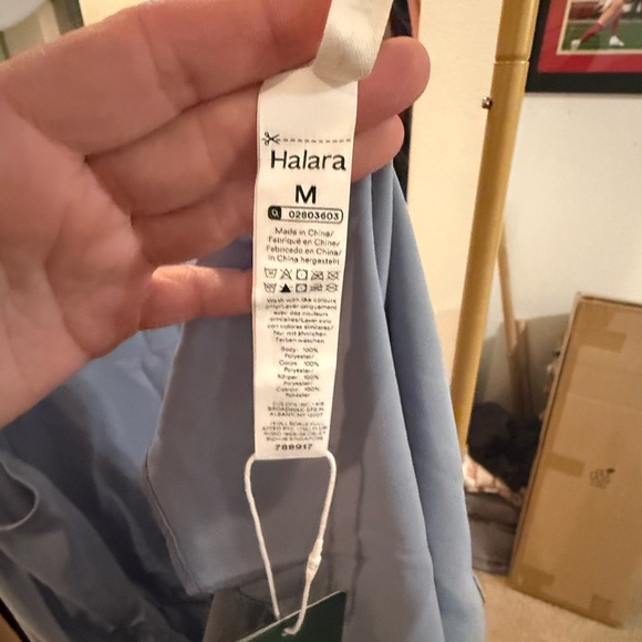 HALARA Light Blue Asymmetrical Dress - Picture 3 of 3